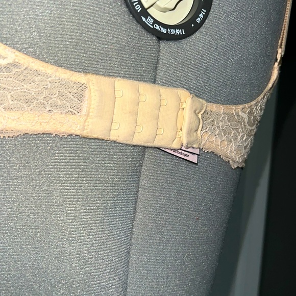 Victories Secret Lined Demi Bra Leopard Print with Lace Size 32DDD (F) Nuetrals - Picture 7 of 9